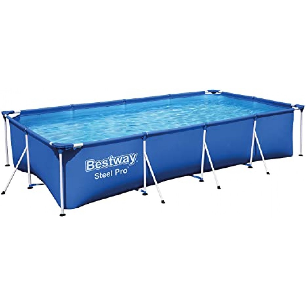 PISCINA STEEL PRO FRAME RETTANGOLARE CM. 400X211X81, CAP. 5.700 LT.