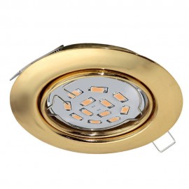 PENETO - FARETTO DA INCASSO 1L X 5W GU10-LED ACCIA   **FP**