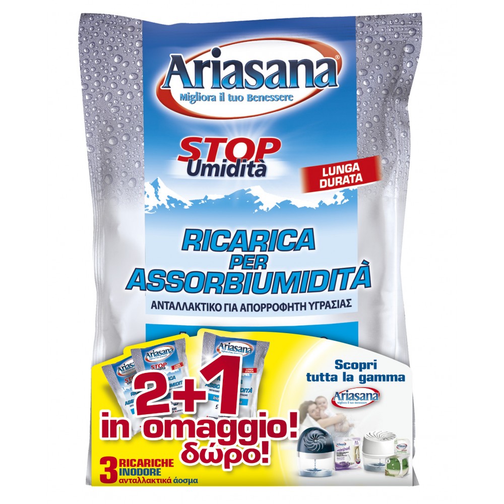 ARIASANA RICARICA INODORE 3X450GR SCONTO 50%