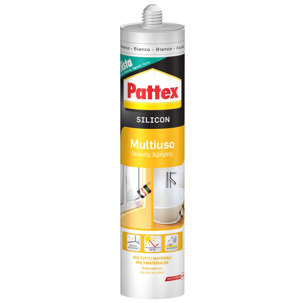 PATTEX SILICONE MULTIUSO NERO 290 ML.