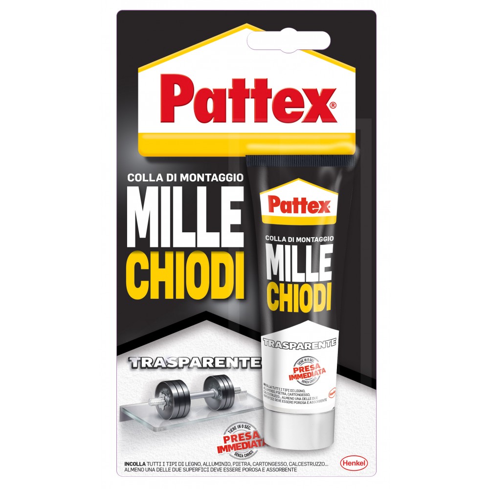 PATTEX MILLECHIODI TRASP.40GR