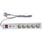 MULTIP.FILTRATA 5P SCHUKO 10A +USB PLUG