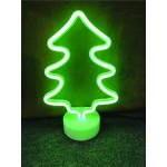 ALBERO TUBO NEON BIANCO A BATTERIA